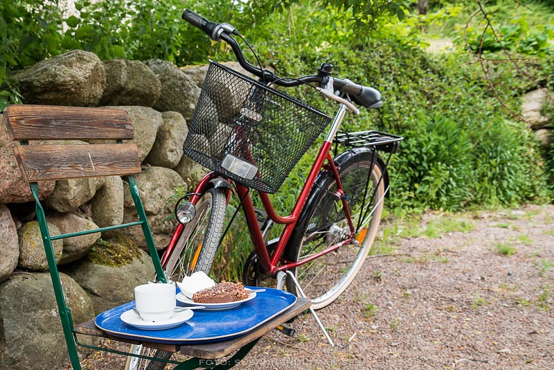 Kaffe, kaka och cykel